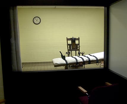 Death Chamber at Southern Ohio Correctional Facility
