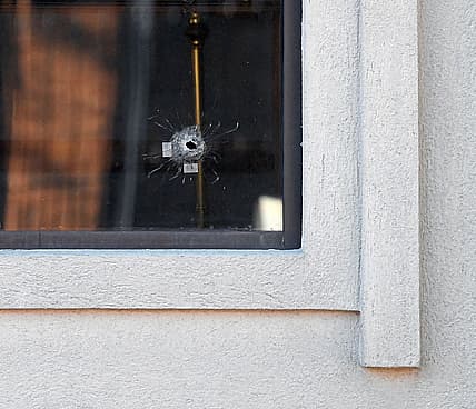 Gunsots were fired into the law office of Patrick Thomassey thegrio.com