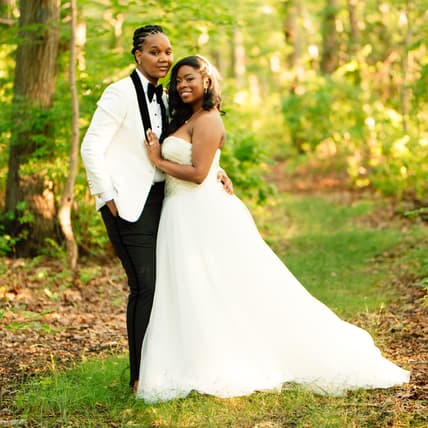 Deja and Christina wedding photo thegrio.com