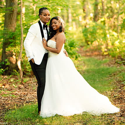 Deja and Christina wedding photo thegrio.com