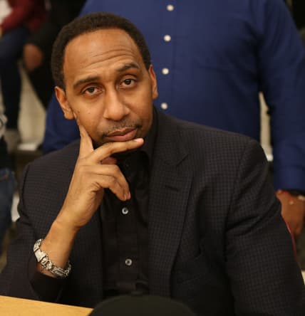 HOUSTON, TX - FEBRUARY 03: Stephen A Smith at Antonio Brown's Celebrity Slam Super Bowl Weekend at Joe K. Butler Sports Complex on February 3, 2017 in Houston, Texas. (Photo by Thaddaeus McAdams/FilmMagic)