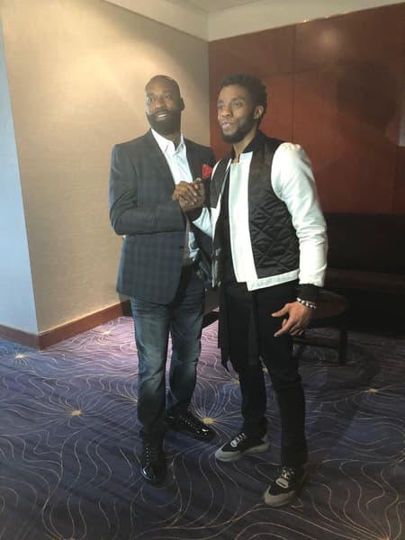 Chad Boseman & Baron Davis