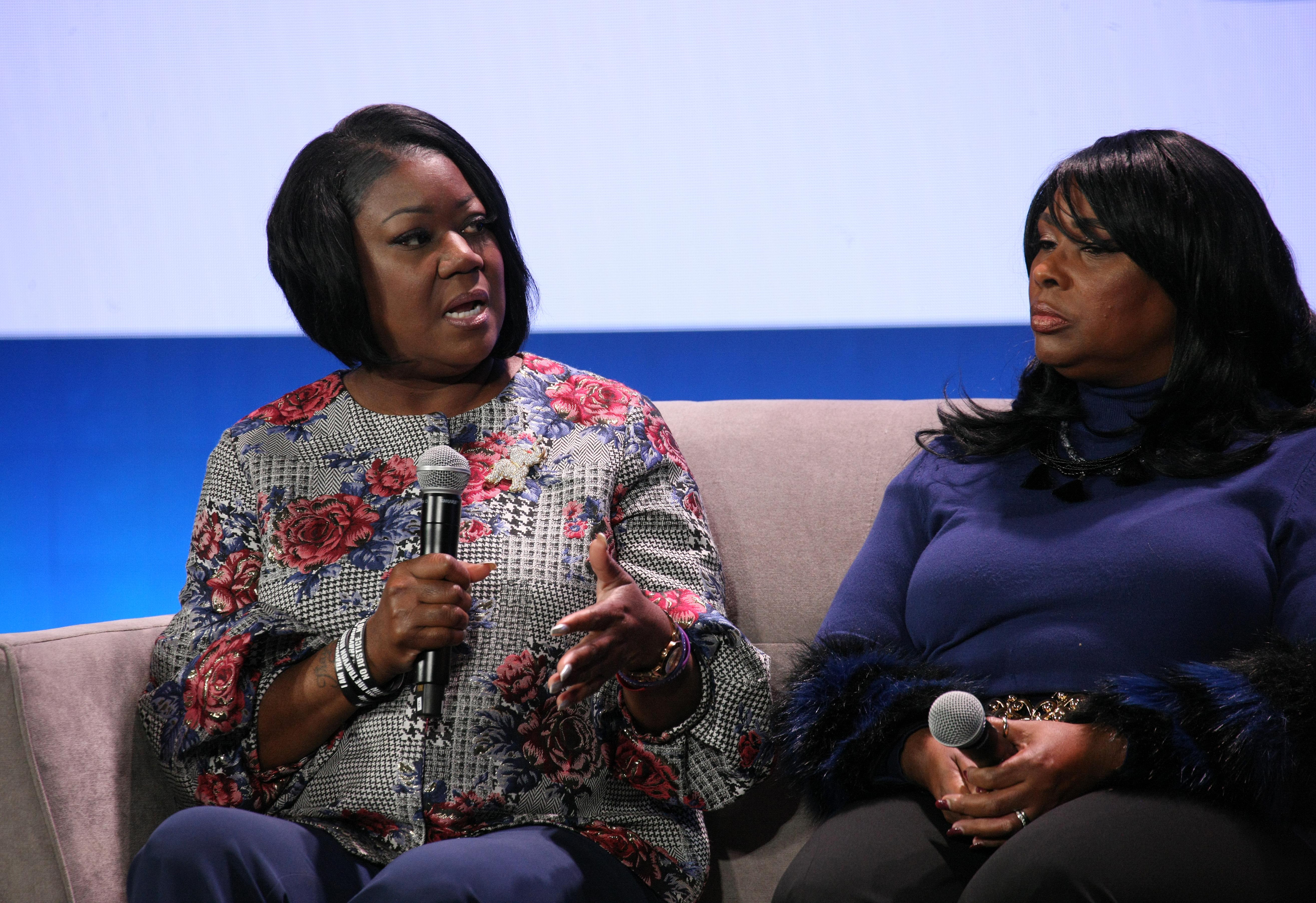 Sybrina Fulton Wanda Johnson thegrio