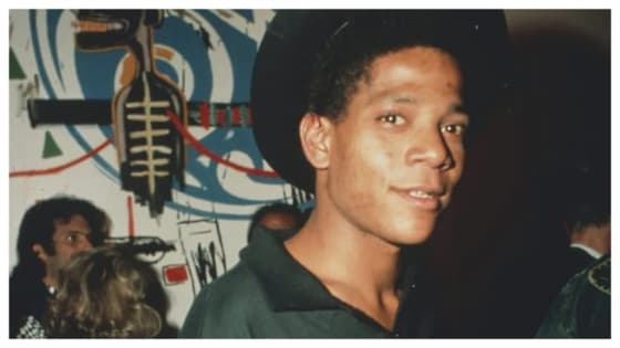 American artist Jean-Michel Basquiat (1960 - 1988), circa 1985. Photo: Rose Hartman/Getty Images theGrio.com