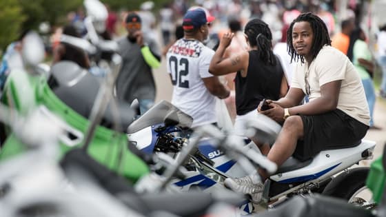 Motorcycle Enthusiasts Attend Black Bike Week In Myrtle Beach, Black Bike Week, Atlantic Beach, South Carolina, Black bikers, Memorial Day weekend, Myrtle Beach, crowd stampede, Black culture, motorcycle festival, Horry County Fire Rescue, TheGrio