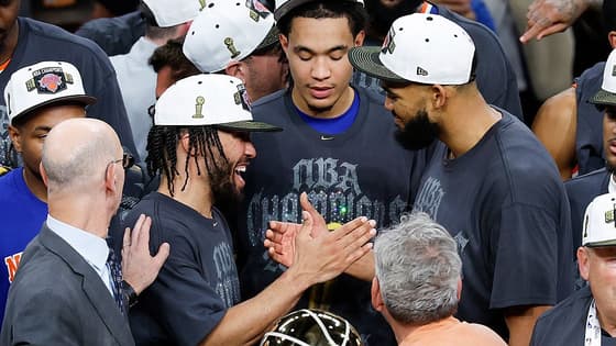 Jalen Brunson, Karl-Anthony Towns, New York Knicks, NBA Finals, NBA championship, Black culture, sports, Jordyn Woods, thegrio