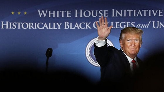President Donald Trump Speaks At Remarks At National Historically Black Colleges And Universities Week Conference