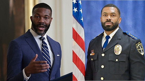 Birmingham Mayor Randall Woodfin, Police Chief Michael Pickett, Black Mayors, theGrio.com