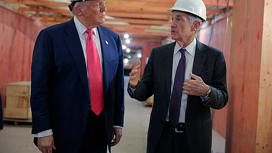 President Trump Visits Federal Reserve