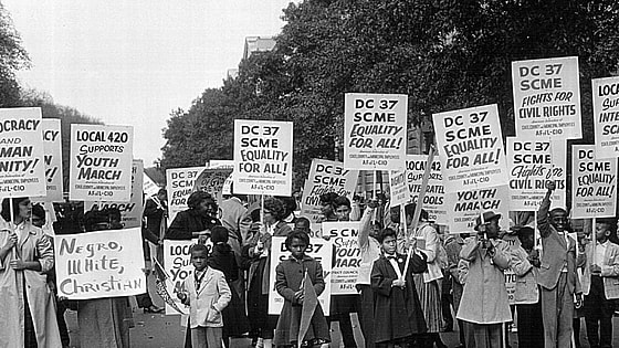 Students March for Integrated Schools