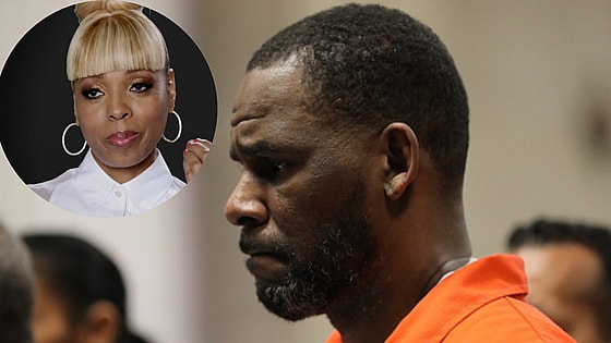 Robert "R.Kelly" Kelly at his sentencing, singer Stephanie "Sparkle" Edwards