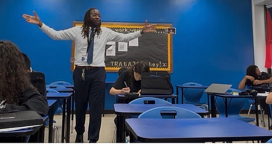 Khary Golden, Khary Golden Teach For America, Khary Golden Teach For America Feature, Black Male Teachers, Black Male Educators