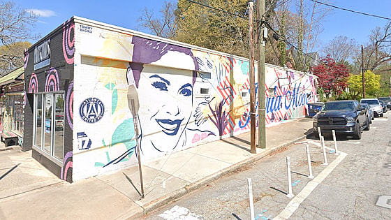 Jovita Moore, Jovita Moore Mural, Jovita Moore Atlanta, Bellwood Coffee, Bellwood Coffee Atlanta
