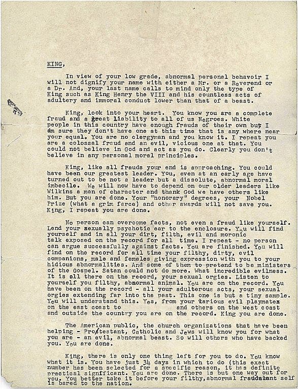 MLK FBI Letter thegrio.com