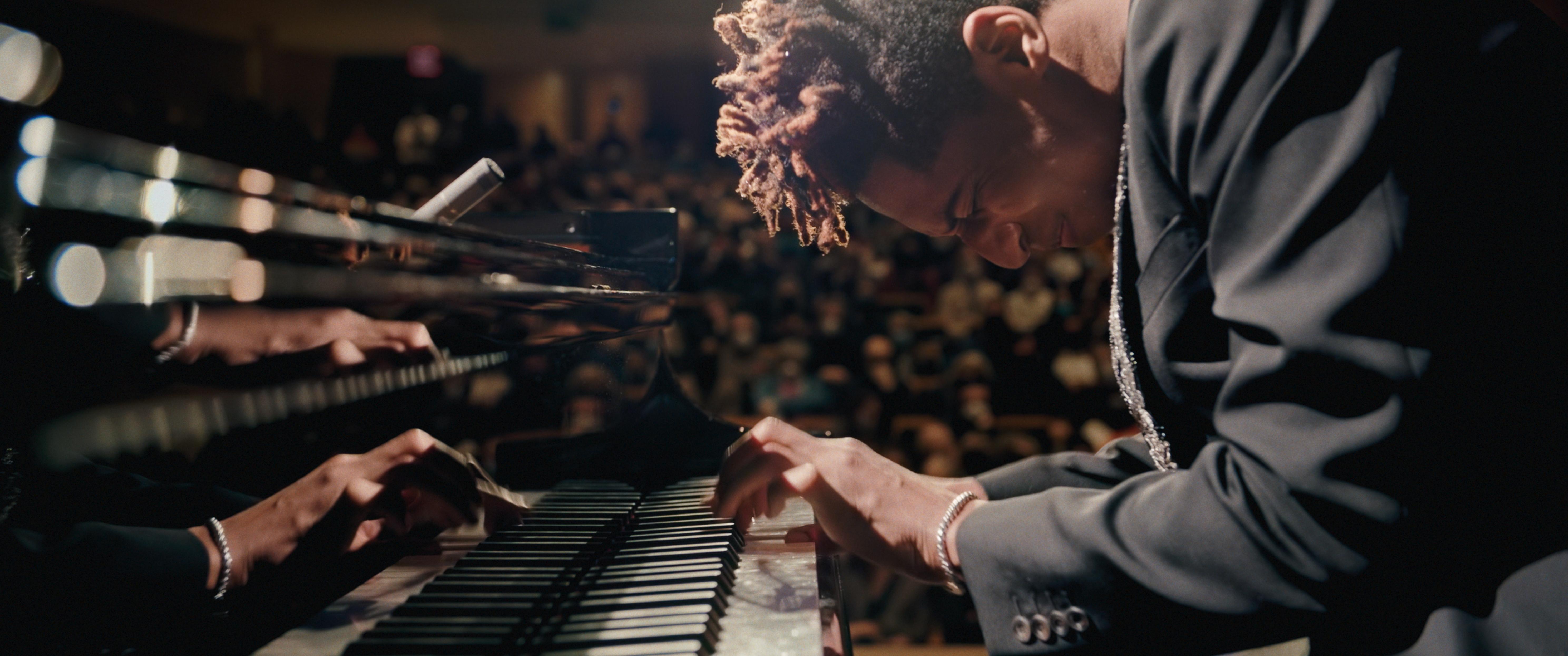 Pianist Jon Batiste in “American Symphony”
