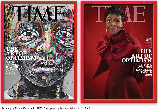 Painting by Nelson Makamo for TIME, Photograph by Djeneba Aduayom for TIME