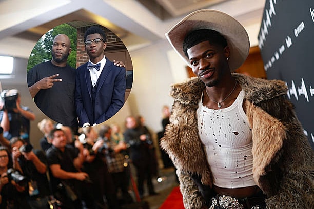 Lil Nas X and his father, Robert Stafford