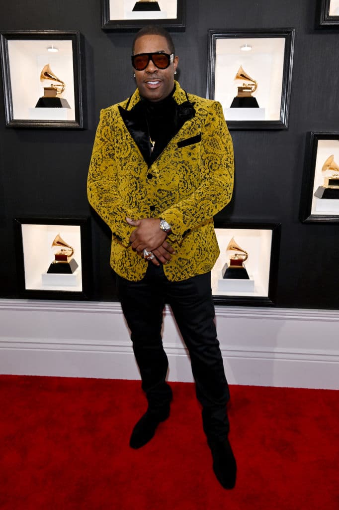 Busta Rhymes Grammys Red Carpet theGrio.com