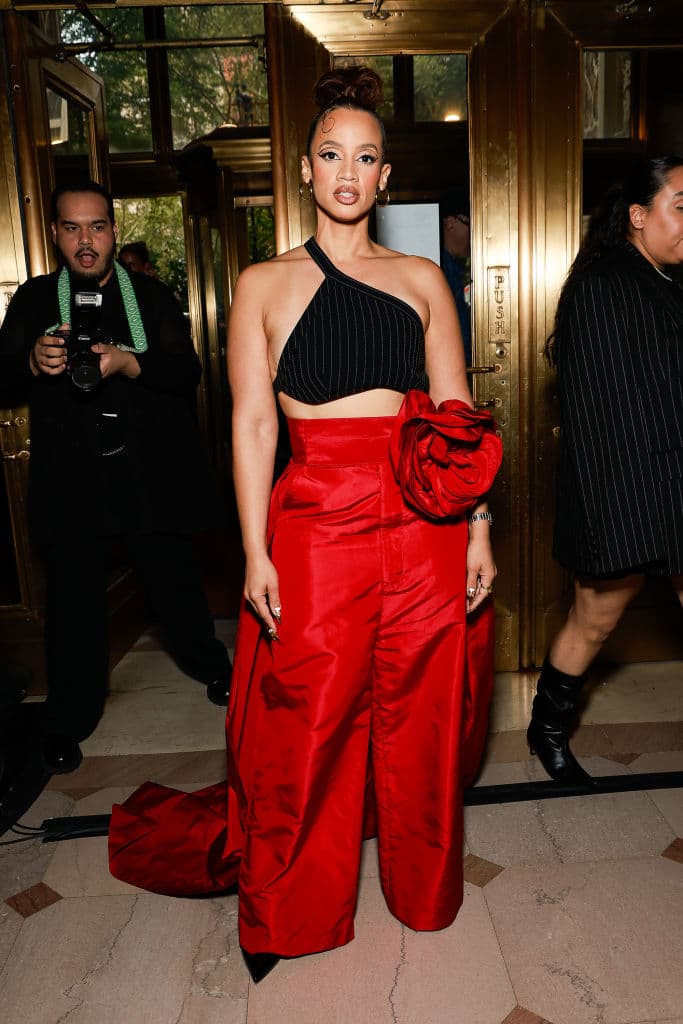 Nate Wonder, Janelle Monáe, Angela Bassett, Dascha Polanco, Victoria Monet, Danielle Brooks, June Ambrose, Lori Harvey, Dwayne Wade, Taraji P. Henson, Black people wearing red, Black celebrities in red, the color red, red fashion, the color of the year, Black style, Black fashion, theGrio.com