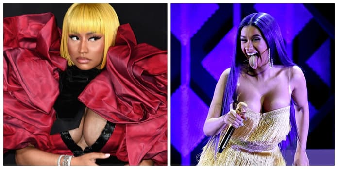 Nicki Minaj Cardi B thegrio.com