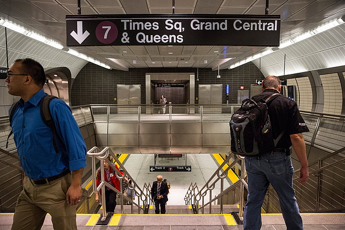 MTA 7 subway train, thegrio.com