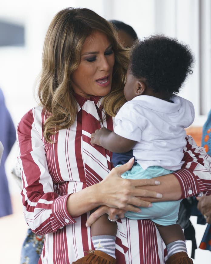 First lady Melania Trump ghana thegrio.com