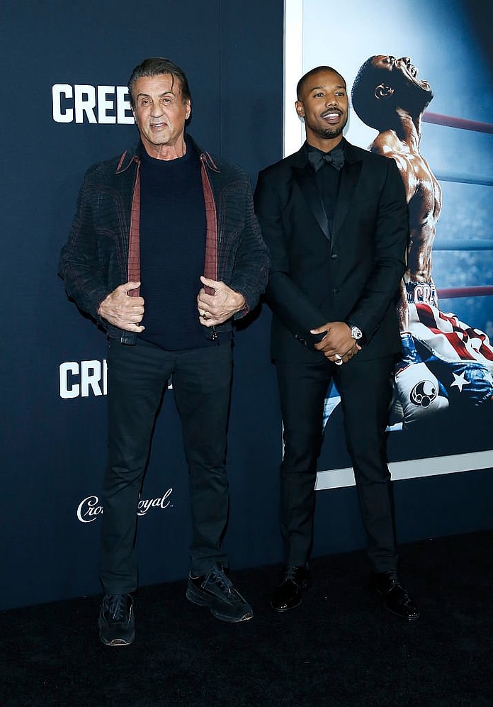Sylvester Stallone Michael B. Jordan thegrio.com