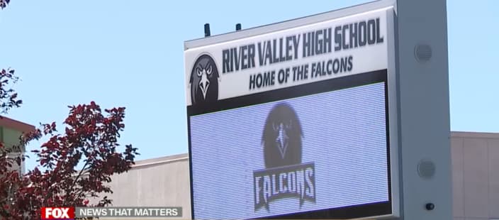 River Valley High School slave auction