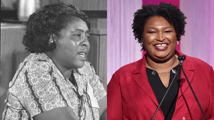Fannie Lou Hamer and Stacey Abrams
