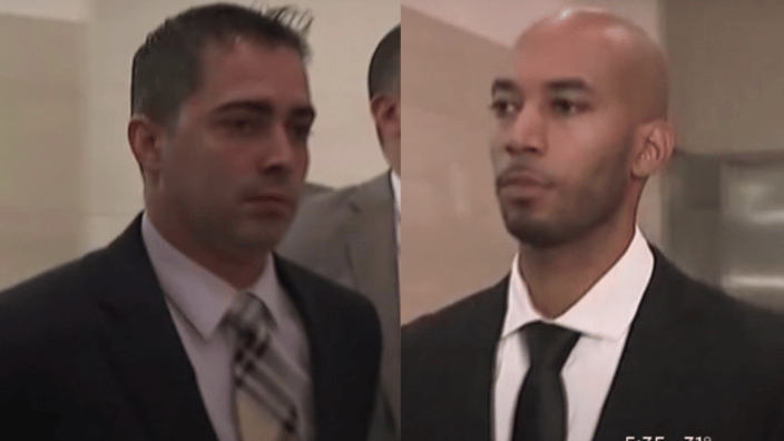 Former NYPD officers Eddie Martins and Richard Hall