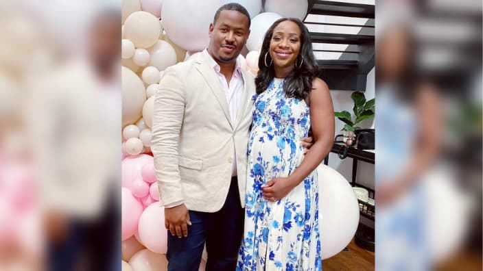 Abby Phillip with husband Marcus Richardson