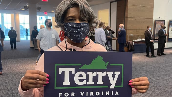 Virginia voter Denise Zimmerman