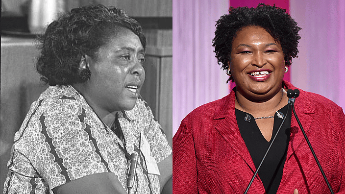 Fannie Lou Hamer and Stacey Abrams