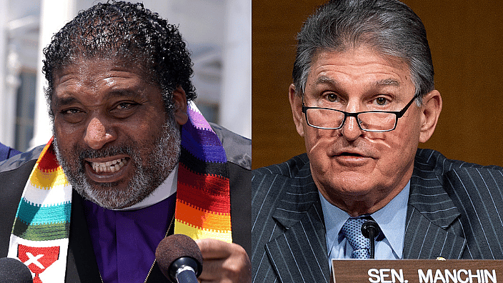 Reverend William Barber on West Virginia Senator Joe Manchin