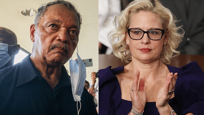 Rev. Jesse Jackson and Sen. Kyrsten Sinema