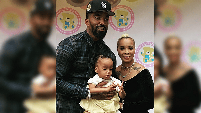 Former basketball star J.R. Smith and wife Shirley Smith with daughter, Dakota
