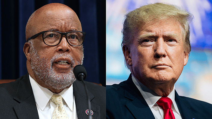Rep. Bennie Thompson and Donald Trump