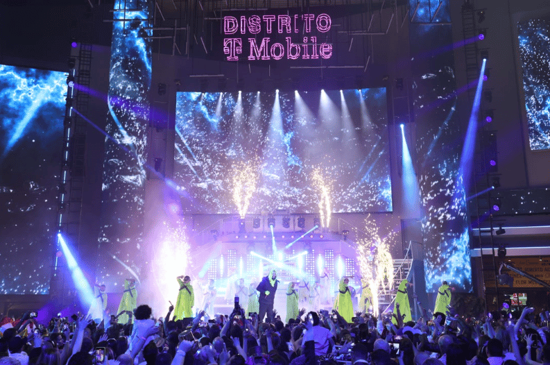 Puerto Rican native Farruko performs on Dick Clark’s New Year’s Rockin’ Eve with Ryan Seacrest 2023 during the show’s second-ever Spanish countdown from DISTRITO T-Mobile in San Juan, Puerto Rico. 