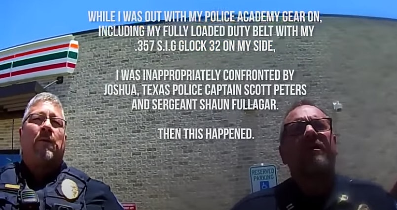 Black recent police academy grad says Texas officers racially profiled him,