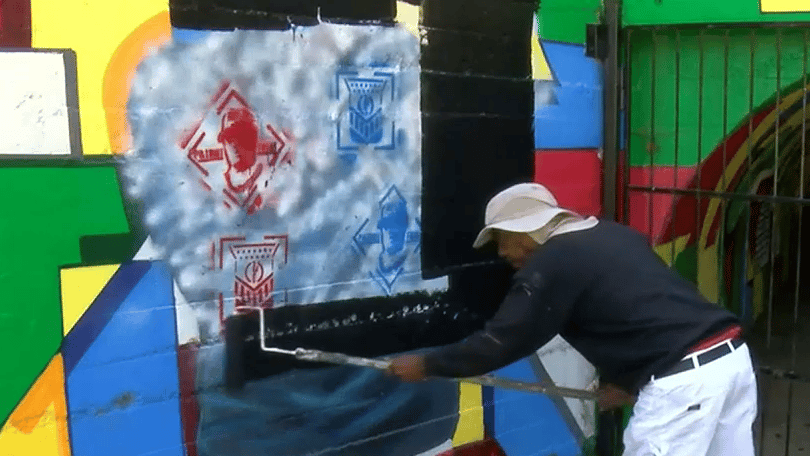 Arthur Ashe mural vandalized
