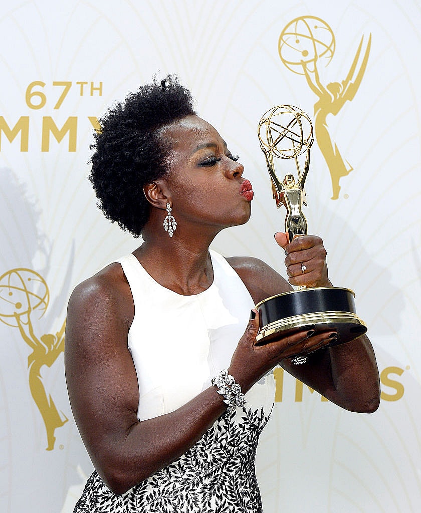 Actress Viola Davis, winner of Outstanding Lead Actress 