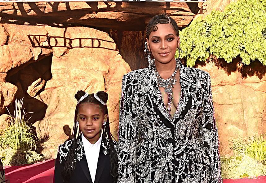 Blue Ivy Carter (L) and Beyonce Knowles-Carter thegrio