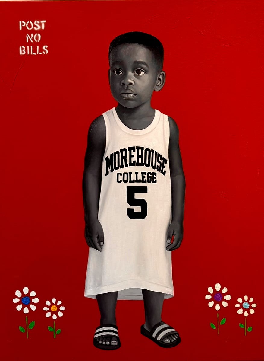 Guy Stanley Philoche, Atlanta Art Fair 2025, Guy Stanley Philoche Higher Learning, Black art, Atlanta Art Fair 2025 theGrio.com