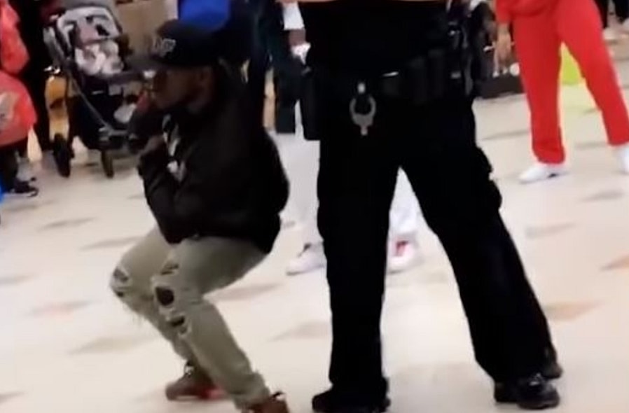 Aventura police officers, flash mob, Sean's Dance Factory thegrio.com