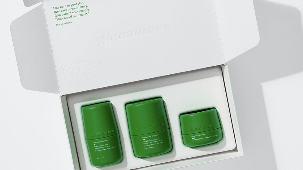 Humanrace, Pharrell Williams, Black skincare brand, environmentally safe beauty brands, theGrio.com