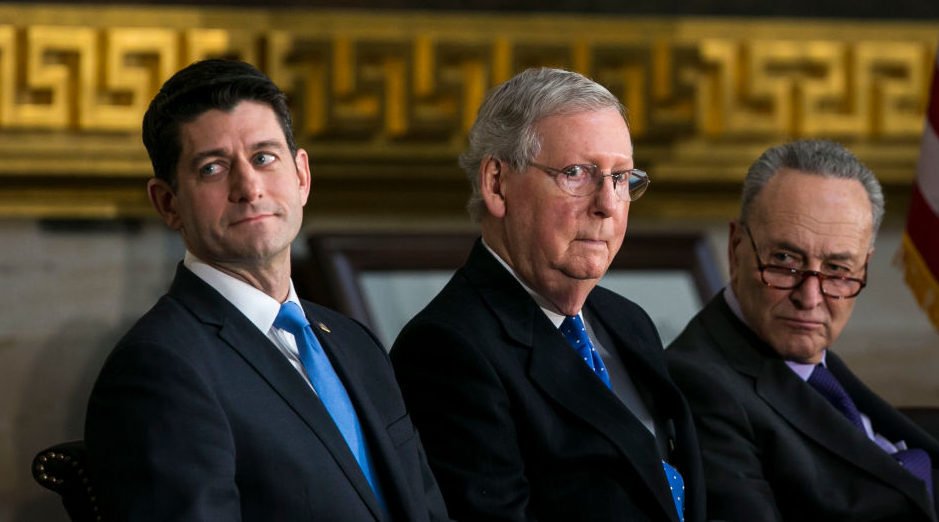 Paul Ryan Mitch McConnell Chuck Schumer theGrio.com