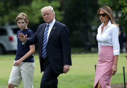 Donald Trump Melania Trump Barron Trump theGrio.com