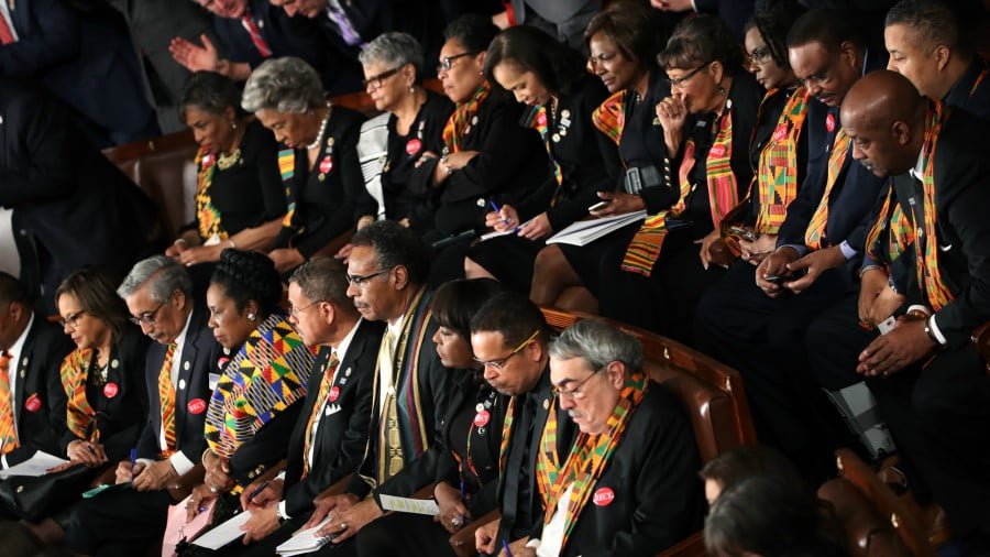 congressional black caucus members wear kente cloth thegrio.com