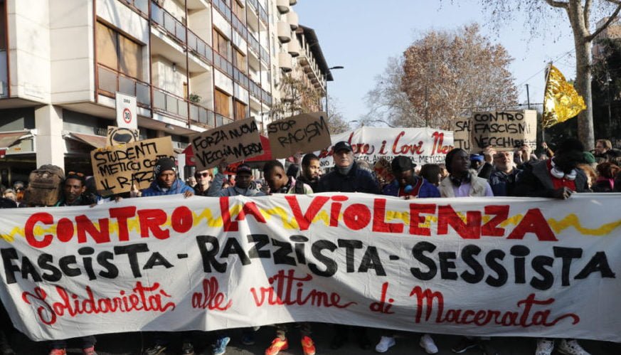 Macerata demonstrators thegrio.com