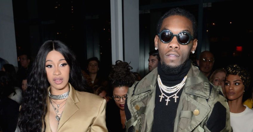 Cardi B and Offset @ NY Fashion Week thegrio.com